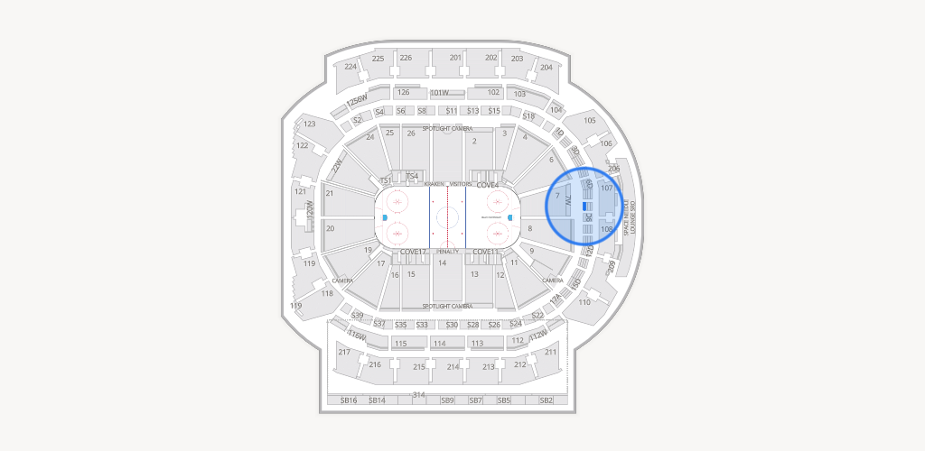 Climate Pledge Arena Seating Chart