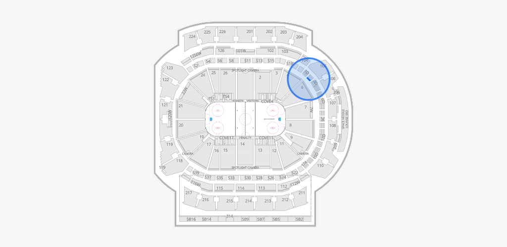 Climate Pledge Arena Seating Chart