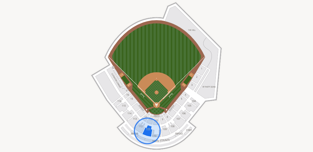Clover Park - Port St. Lucie Seating Chart