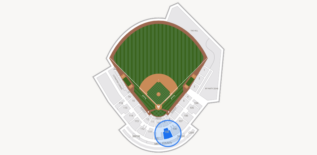 Clover Park - Port St. Lucie Seating Chart
