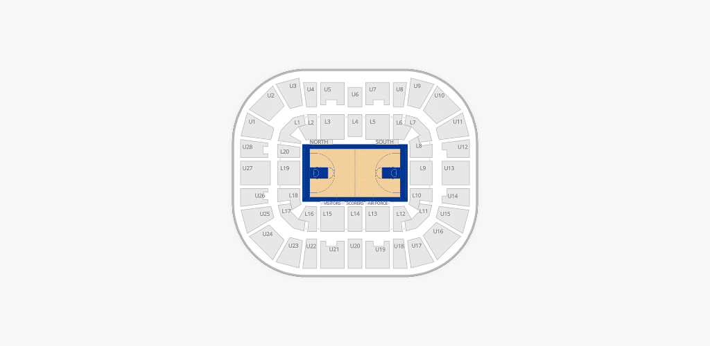 Clune Arena Seating Chart