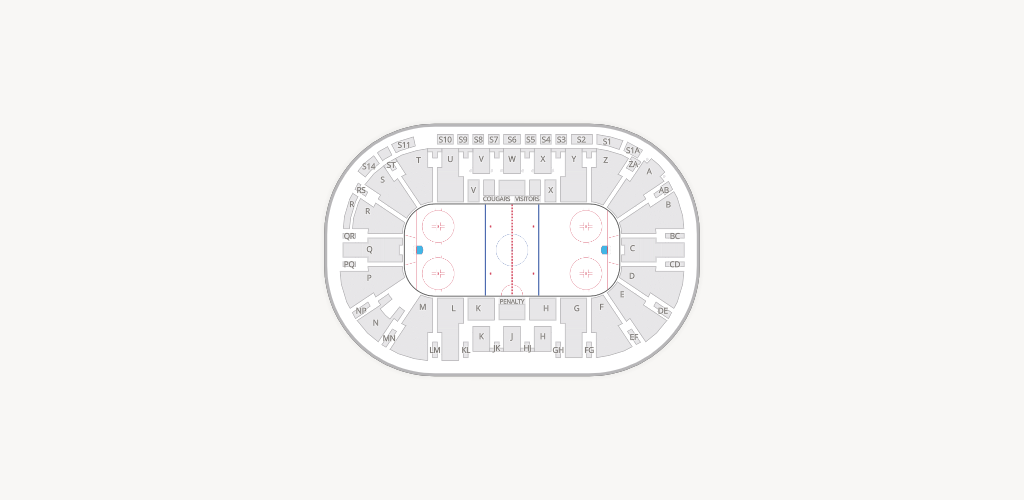 CN Centre Seating Chart