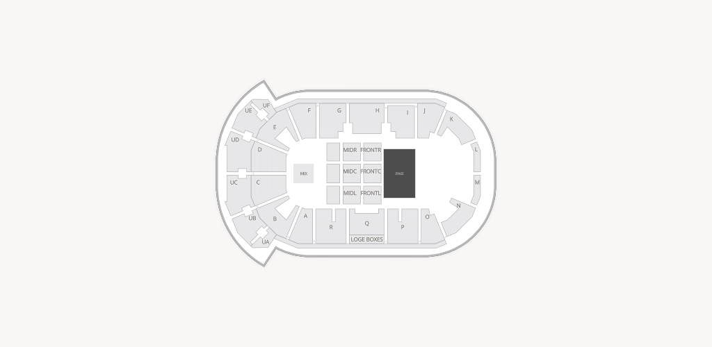 Co-Op Place Seating Chart