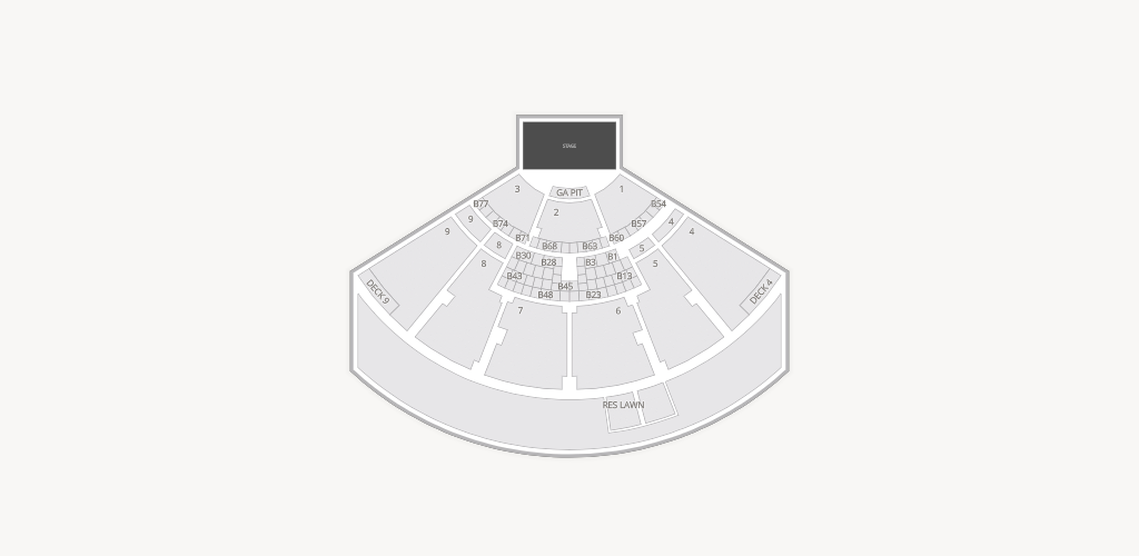 Coastal Credit Union Music Park at Walnut Creek Seating Chart