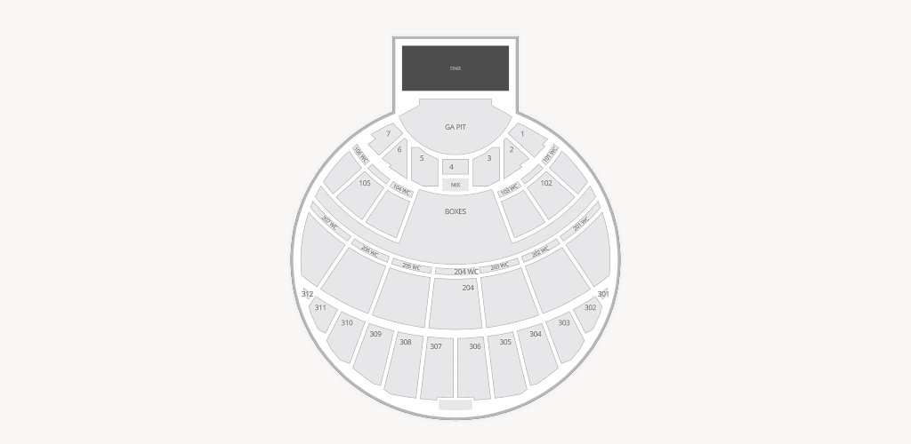 Coca-Cola Amphitheater Seating Chart