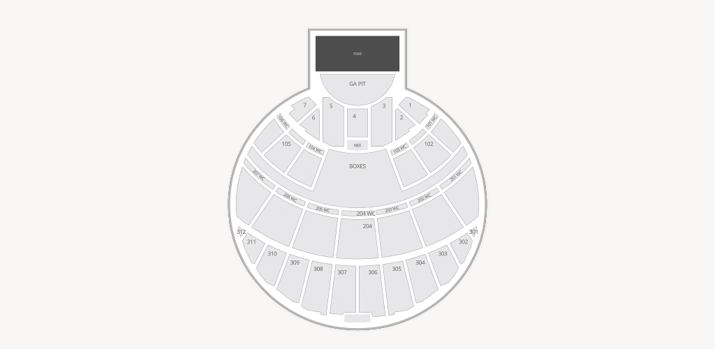 Coca-Cola Amphitheater Seating Chart