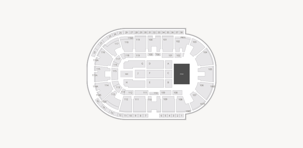 Coca-Cola Coliseum Seating Chart