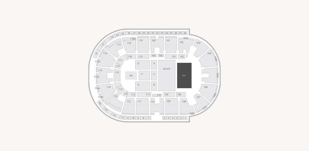 Coca-Cola Coliseum Seating Chart