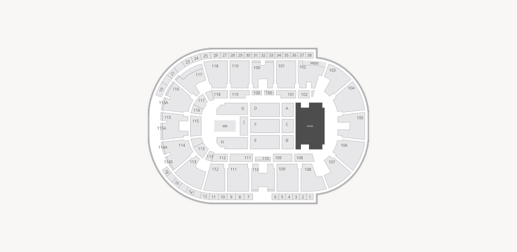 Coca-Cola Coliseum Seating Chart