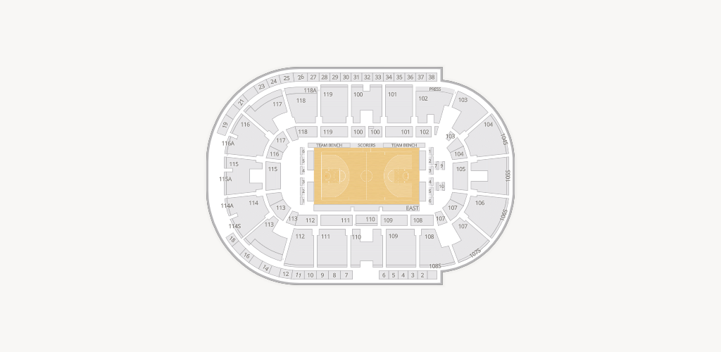 Coca-Cola Coliseum Seating Chart