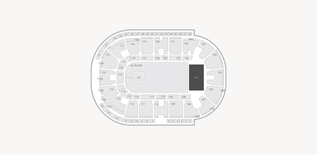Coca-Cola Coliseum Seating Chart