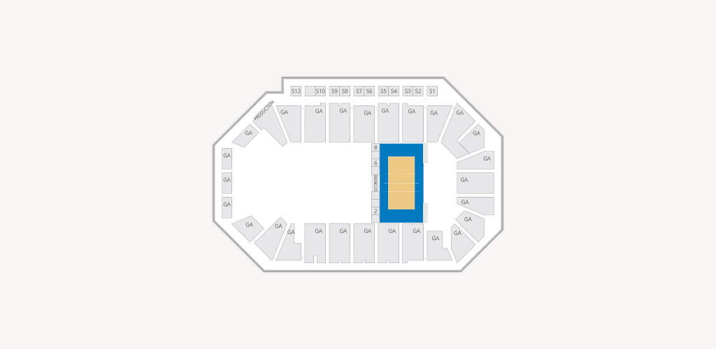 Comerica Center Seating Chart