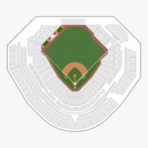 Comerica Park seating chart
