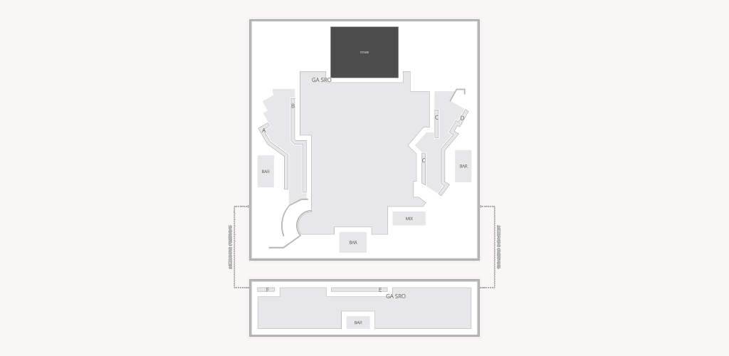 Commodore Ballroom Seating Chart