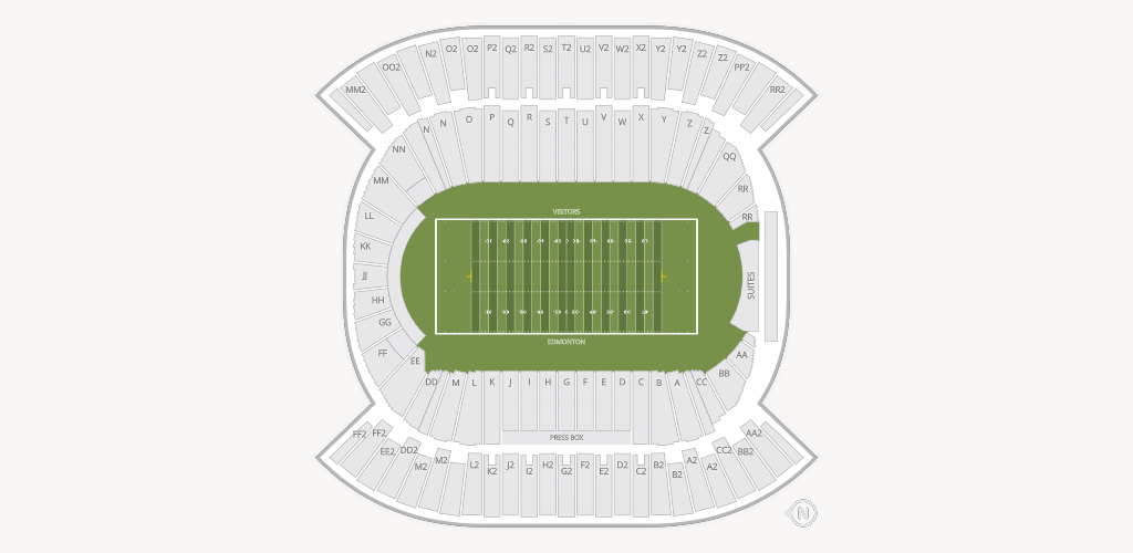 Commonwealth Stadium - Edmonton Seating Chart