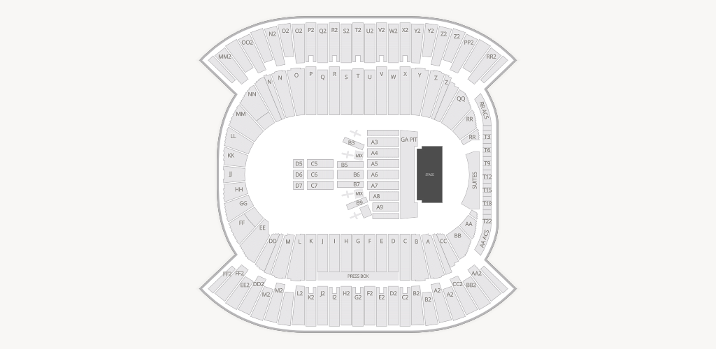 Commonwealth Stadium - Edmonton Seating Chart