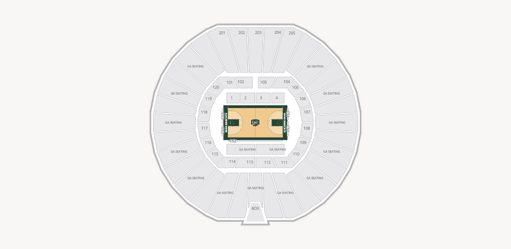 Convocation Center - Ohio Seating Chart