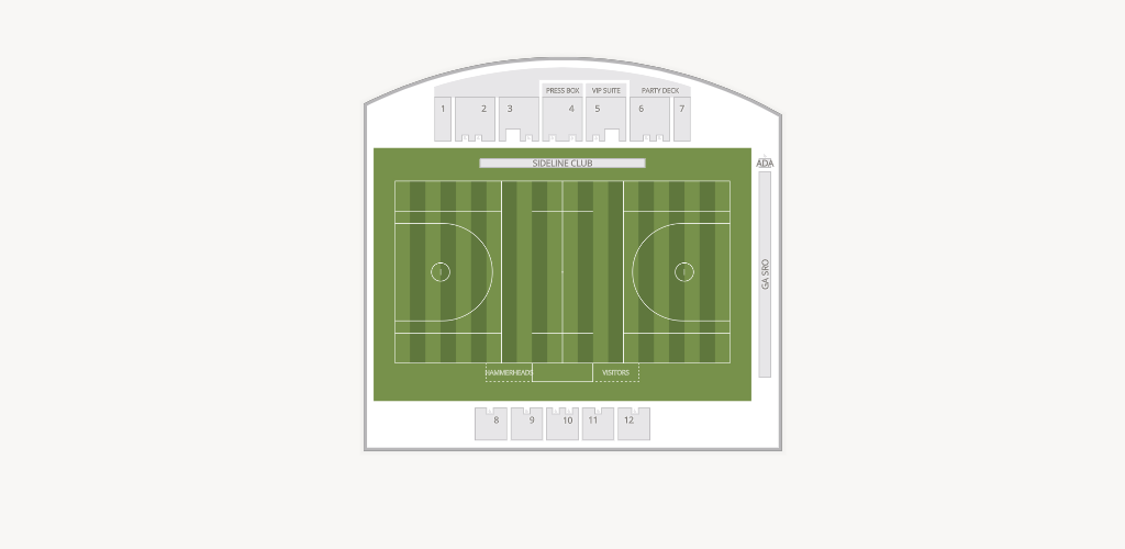 Conway Field at Rafferty Stadium Seating Chart