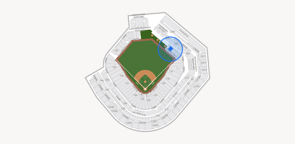 Coors Field Seating Chart