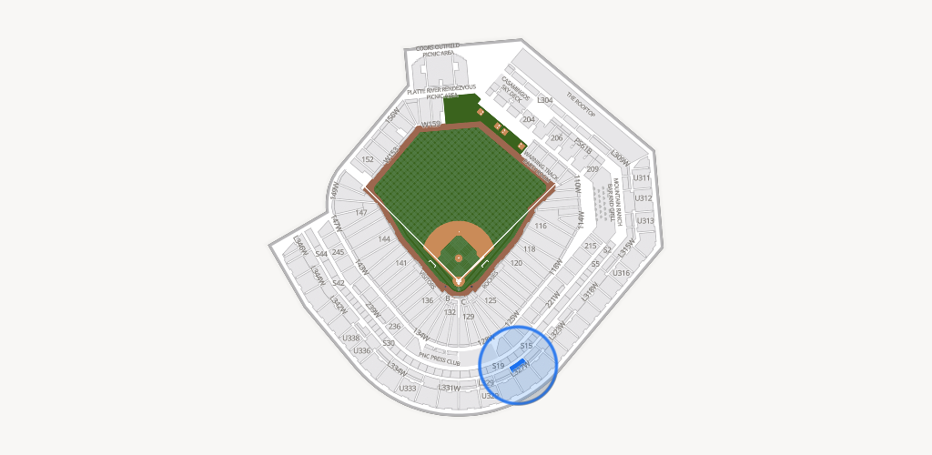 Coors Field Seating Chart