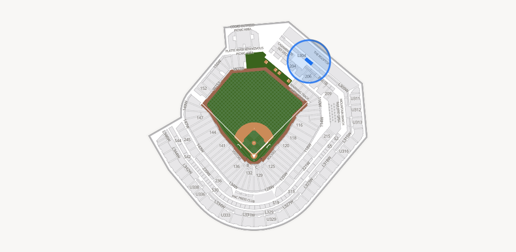 Coors Field Seating Chart