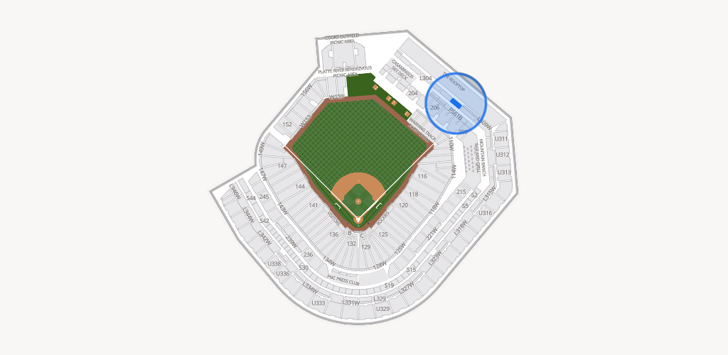 Coors Field Seating Chart
