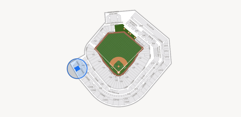 Coors Field Seating Chart