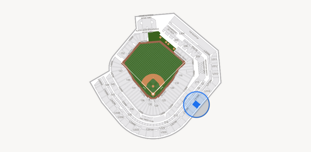Coors Field Seating Chart