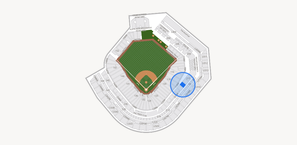 Coors Field Seating Chart