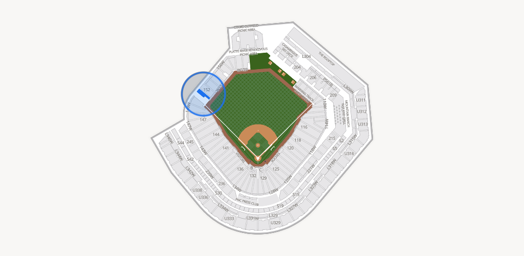 Coors Field Seating Chart