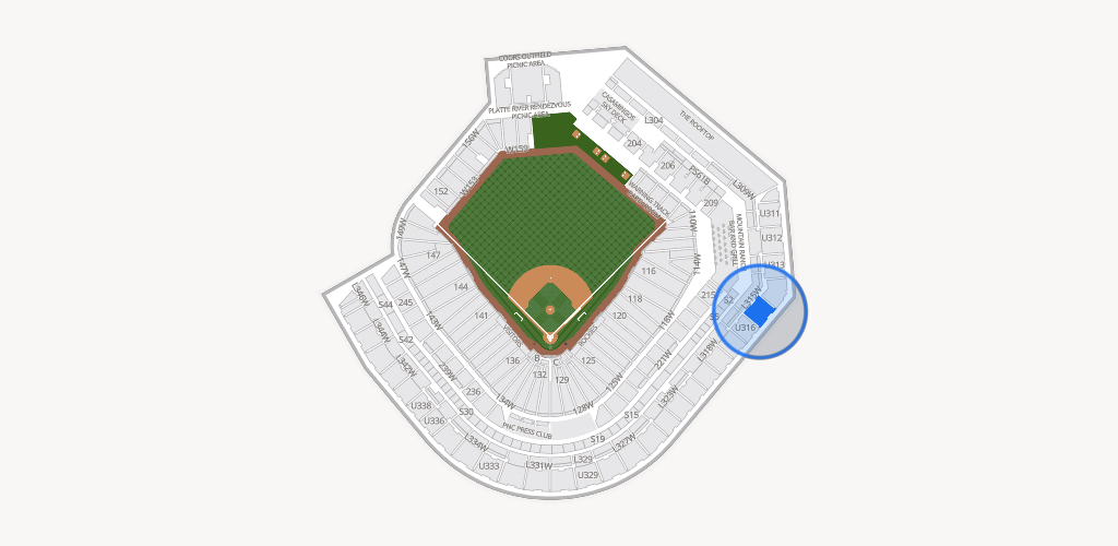 Coors Field Seating Chart