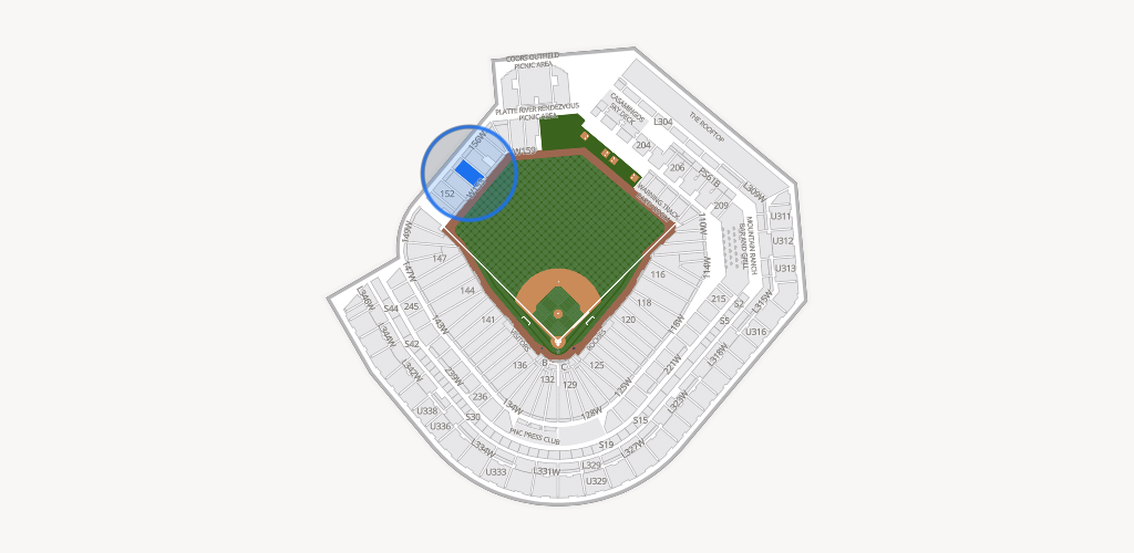 Coors Field Seating Chart