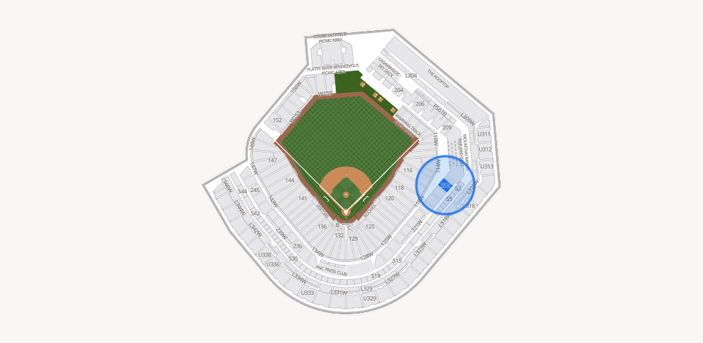 Coors Field Seating Chart