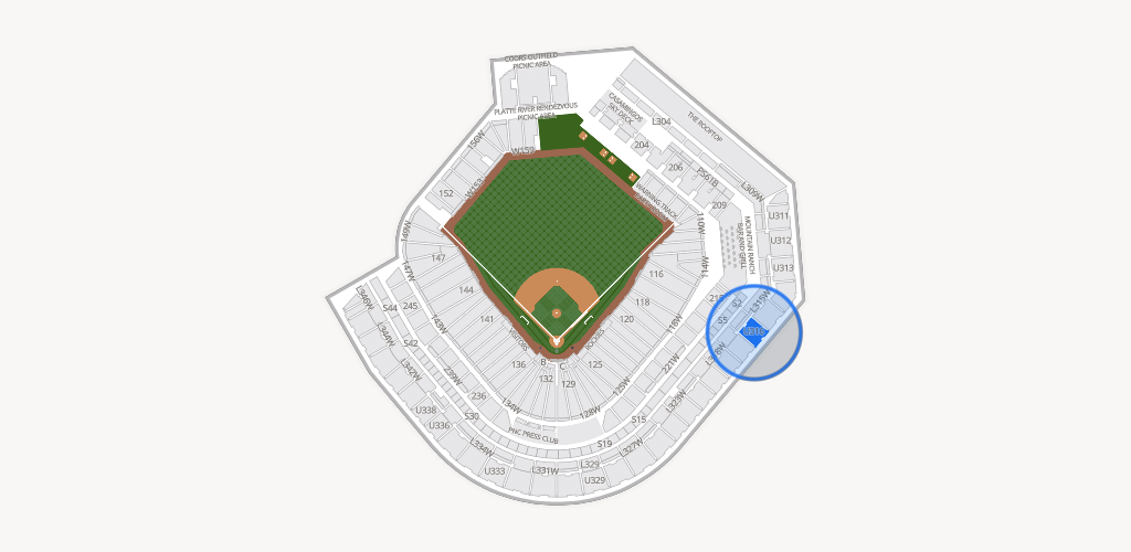 Coors Field Seating Chart