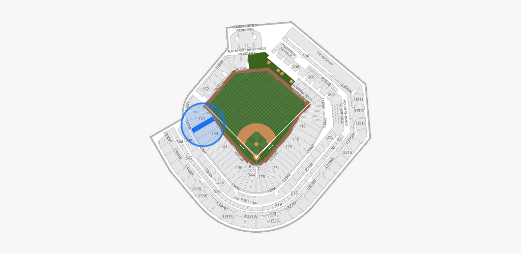Coors Field Seating Chart