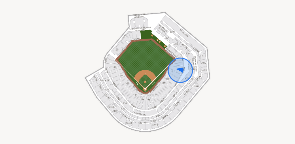 Coors Field Seating Chart