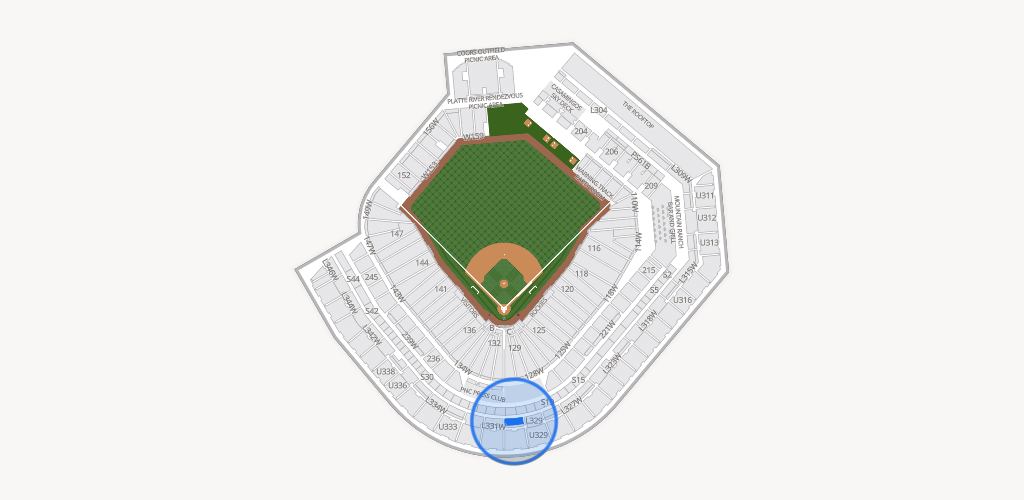 Coors Field Seating Chart