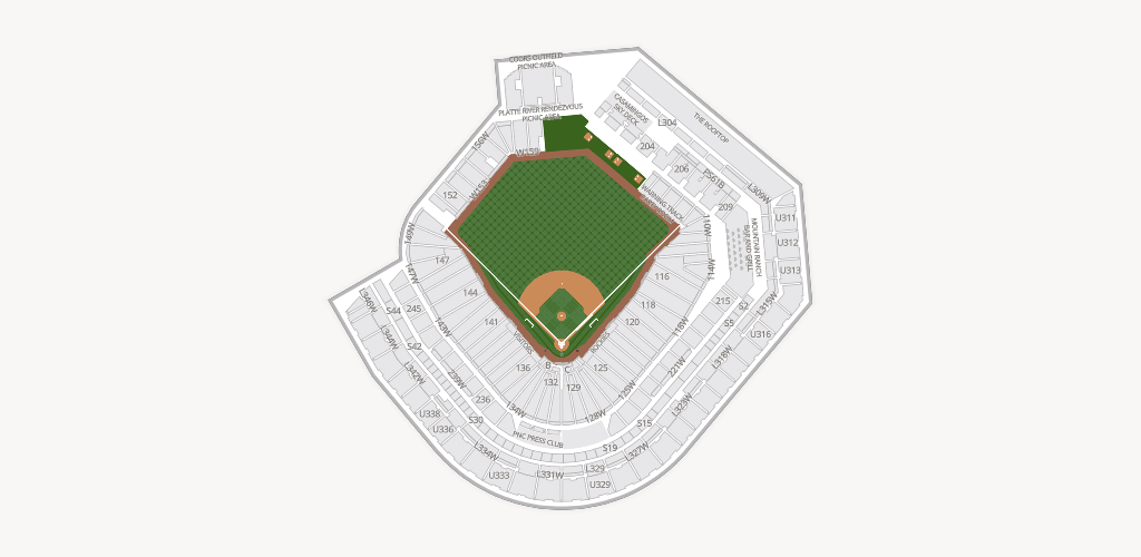 Coors Field Seating Chart