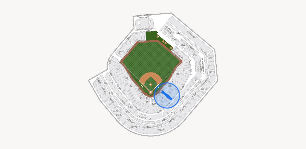 Coors Field Seating Chart
