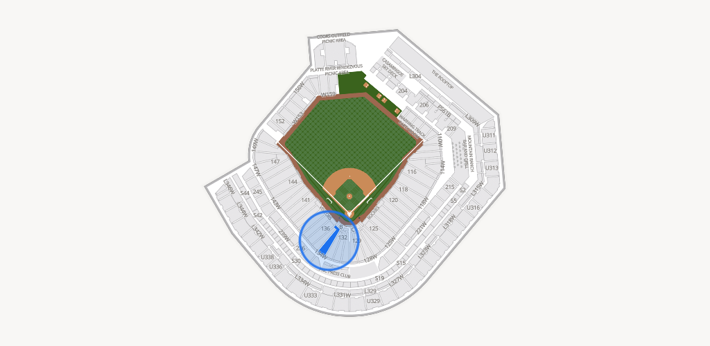 Coors Field Seating Chart