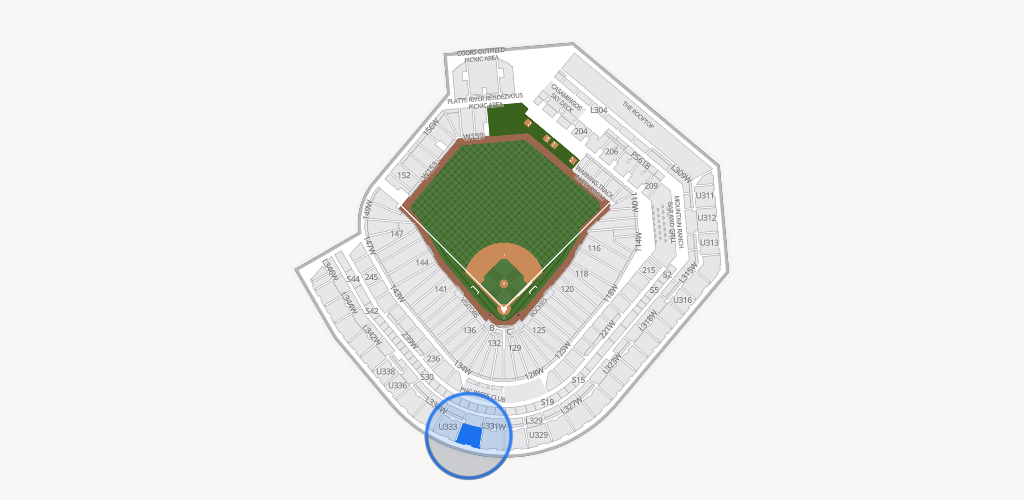 Coors Field Seating Chart