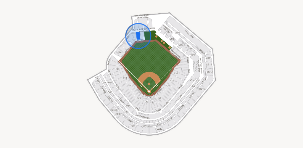 Coors Field Seating Chart