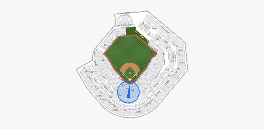Coors Field Seating Chart