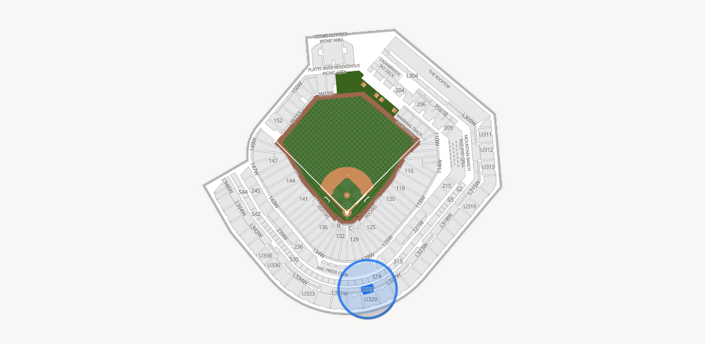 Coors Field Seating Chart