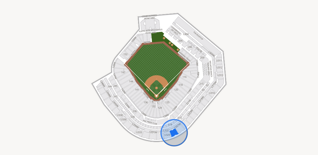 Coors Field Seating Chart