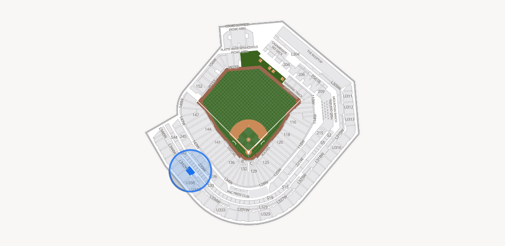 Coors Field Seating Chart