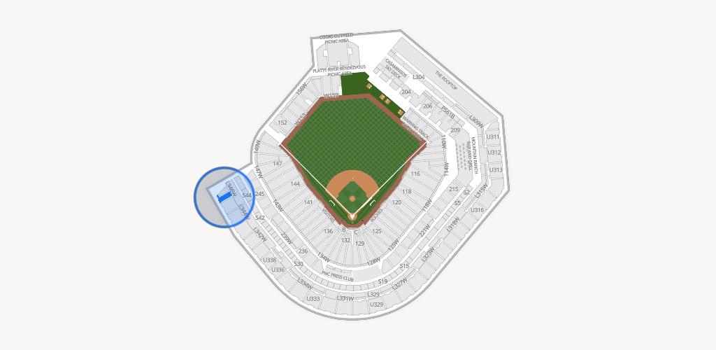 Coors Field Seating Chart