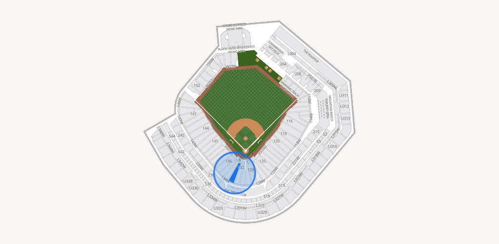 Coors Field Seating Chart
