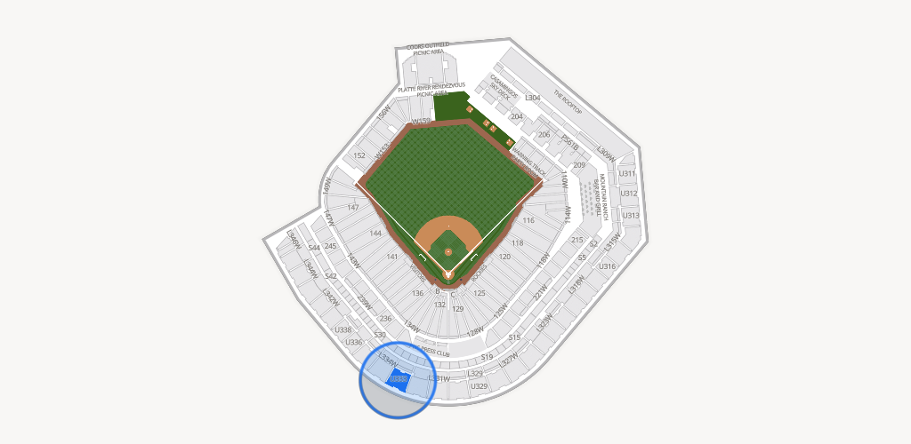 Coors Field Seating Chart