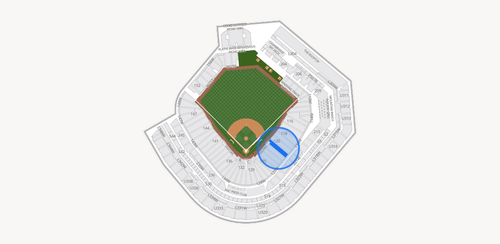 Coors Field Seating Chart